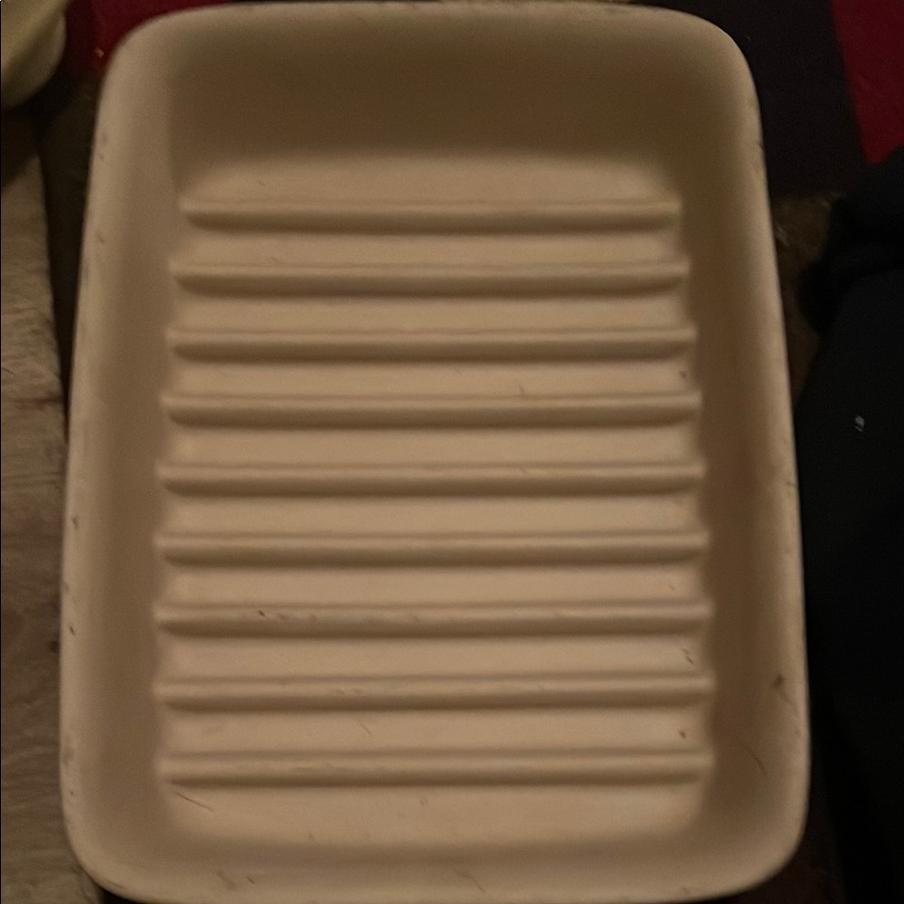 Pampered Chef stone 1342 Small Ridged Baker